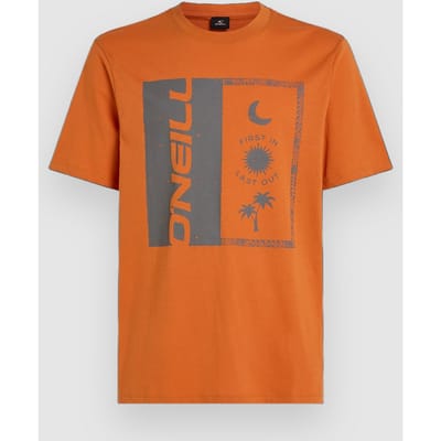 O'Neill Front Print T-Shirt oranje