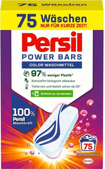 Persil Power Bars Color - 75 stuks