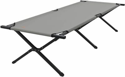 Opvouwbaar Ligbed - Campingbed Draagbaar - Buiten Ontspannen - Met Draagtas - 210 cm - Grijs