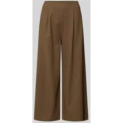 s.Oliver - female - Gestructureerde culottes met plooien en elastische tailleband