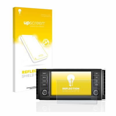 upscreen - Screenprotector voor Seat Leon 5F 2018 Media System Plus 2016 8" - Folie Beschermfolie anti glare matte