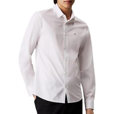 Overhemd Lange Mouw Calvin Klein Jeans Poplin Stretch