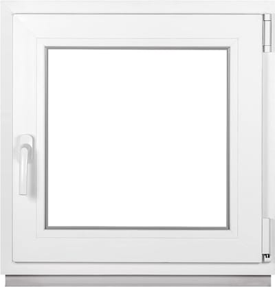 Kunststof Kelderraam - Openslaand Raam - Ventilatie en Licht - 3-voudige Beglazing - 90x90cm - Wit
