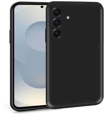 ChiGuard Hoesje Geschikt voor Samsung S25 - Hoesje- Suède Back Cover Case Zwart