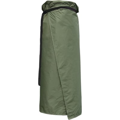 Regenrok voor Backpacken Wandelen Lichtgewicht en Draagbaar met een Opbergzak Gebruik als Picknickdeken groen