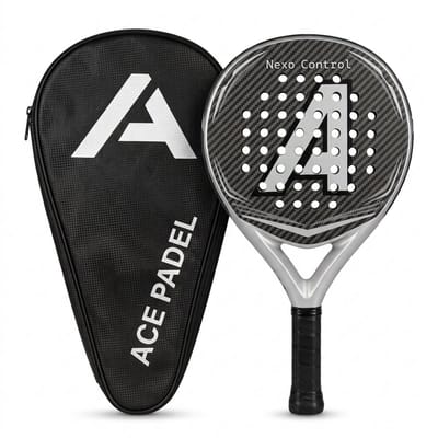Ace Padel Nexo Control - Rond soft racket voor maximale controle - Inclusief Luxe Tas
