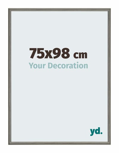 Your Decoration - Fotolijst 75x98 cm - Aluminium - Mercury Structuur - New York