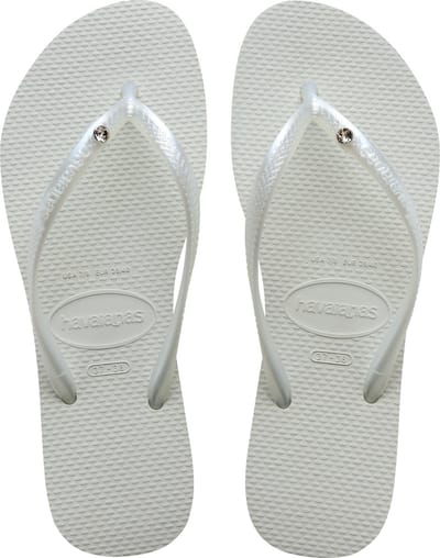 Havaianas HAV. SLIM CRYSTAL SW II Wit Dames Slippers - Wit