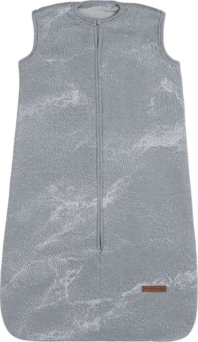 Baby's Only Gebreide baby slaapzak Marble - Grijs/Zilvergrijs - 70 cm - 0-6 maanden - 4 seizoenen