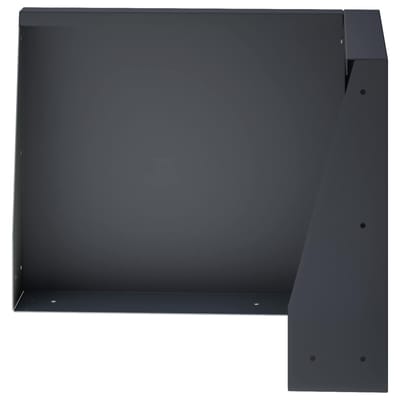 vidaXL - Keermuur - 50 - x - 50 - x - 30 - cm - Staal - Antraciet