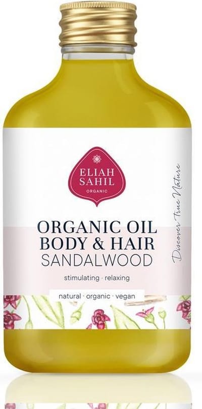 Vegan Huid/Haar Olie Amandel Sandelhout BIO