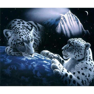 5D Diamond Painting Kit wilde dieren Luipaard handwerk Resinstone volledige ronde boor diamant borduurwerk 20X30CM