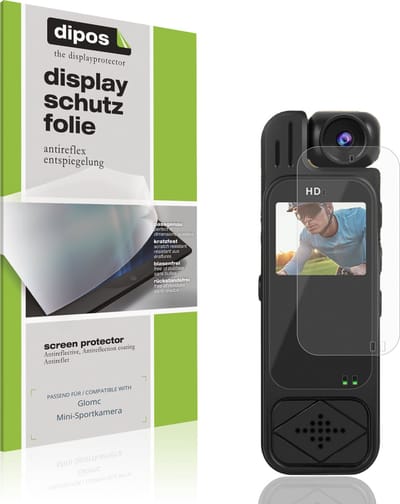 dipos – 4x Matte Beschermfolie geschikt voor Glomc Mini-Sportkamera | Krasbestendige & antireflecterende Screenprotector Ultra-Thin