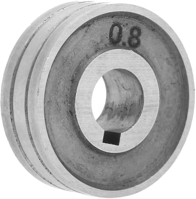 Dailygoody - Lasdraadaanvoerrol - Roestvrijstalen Lastoevoerwiel - Gladde Soldeerdraadgeleiders - 0,8-1,0 mm - Eenvoudig Lasproces - Geschikt voor Pre