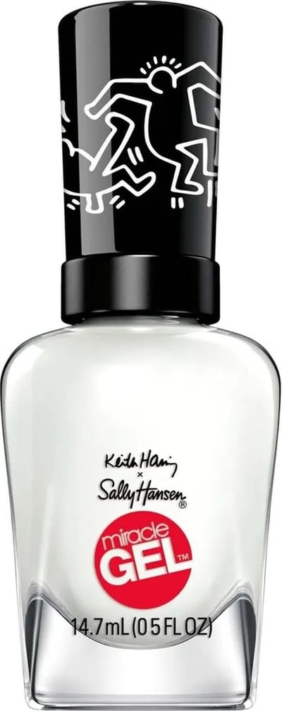 Sally Hansen Miracle Gel x Keith Haring Nagellak - 918 Blanc Canvas