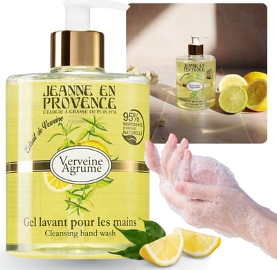 Jeanne en Provence - Verveine Agrumes vloeibare handzeep, natuurlijke, met pompje 500 ml