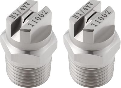 Dailygoods- Nozzle Hoge Druk 0,91mm Opening - 110° Sproeikop - 1/4 BSPT Buitendraad - V-vormig Mondstuk - Compatibel met Prochem - Efficiënte Wateroutput - Hogedrukmondstuk