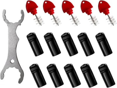 Keg Tap Plug Set met 10 Bier Tap Covers en 1 Bierkraan Sleutel voor Thuisgebruik