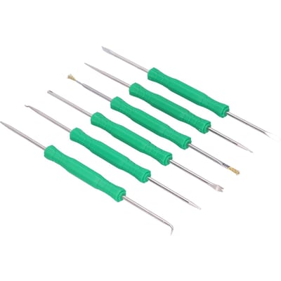 6 stuks Professionele Elektronische Hitte-Assistent Soldeer Las Reparatie Gereedschapskit voor PCB Reiniging