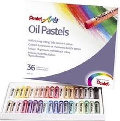 Pentel pastelkrijtjes 36 stuks