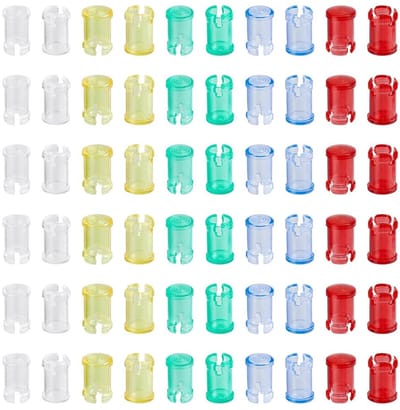 Dailygoods - Set van 80 Lichtgevende Diode Houder Clips in 5 Kleuren
