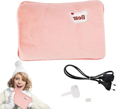 Elektrische handwarmer met zachte hoes - Oplaadbaar - Roze kleur