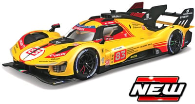 BBURAGO FERRARI Ferrari 499P #83 KUBICA/YIFEI/SCARCMAN 24H LE MANS 2024 1:18