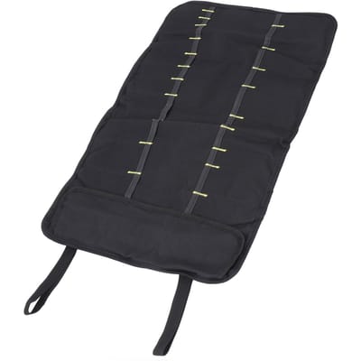 Sac à outils enroulable en toile, portable, imperméable, multifonctionnel, organiseur