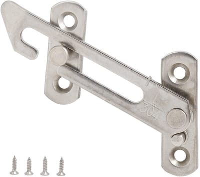 Dailygoods - RVS Vensterbegrenzer en Schuifraam Stopper Kinderslot