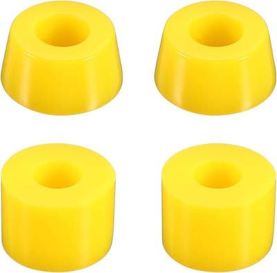 Skateboard Bussen Set - Truck Bushings Longboard - Skateboard Onderhoud - Slijtvast PU Materiaal - 23 x 16 mm - Geel
