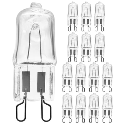 Modee G9 Halogeenlamp 20W - 200lm 230V - Halogeen Lampjes Insteek - Warm Wit Licht - Dimbaar - 15 Halogeenlampen
