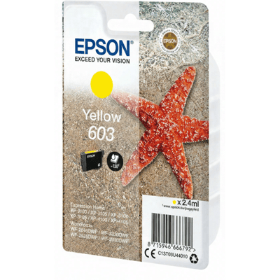 Epson C13T03U44020 originele inktcartridge, standaard capaciteit, geel, 1 stuk.