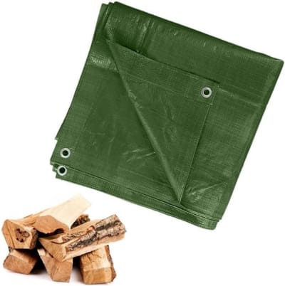 Afdekzeil Beschermend - Dekzeil Waterdicht - Objecten Afdekken - Scheurvast UV-bestendig - 5 m x 6 m - Groen