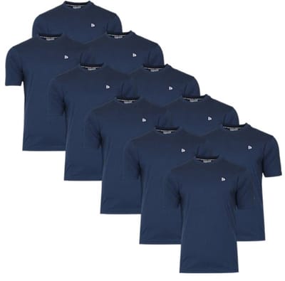 10-Pack Donnay - T-shirt (Vince) - Sportshirt - Heren - Navy (010) - maat S