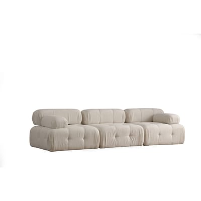 Modulaire zitbank Bubble Deluxe bouclé | Atelier Del Sofa