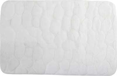 MSV Badmat Antislip – Zachte Absorberend Badkamer Mat met Kiezelsteenmotief – Badmatten voor Douche en Bad