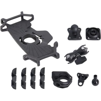 Universele motorfiets smartphone houder groot. arm voor stuur/spiegel bevestiging SW-Motech T-Lock