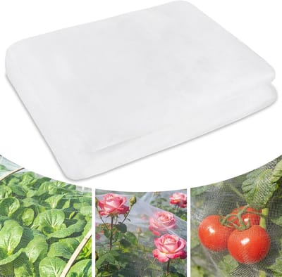 Effectief plantenbeschermingsnet voor tuin en gewassen - 3 x 5 m, insectenwerend en UV-bestendig