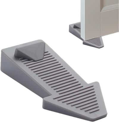 Deurwiggen Rubber - Deurstopper - Deuren Opvang - Zonder Boren - 9.5x4.2x4.2 cm - Meerkleurig