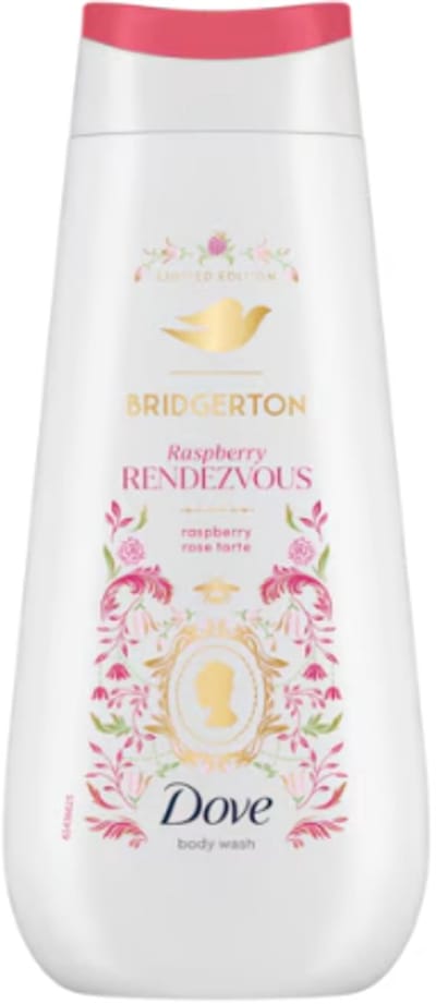 Dove x Bridgerton Bodywash - Framboos & Rose Tarte | 1x 225ml - Douchegel - Limited Edition