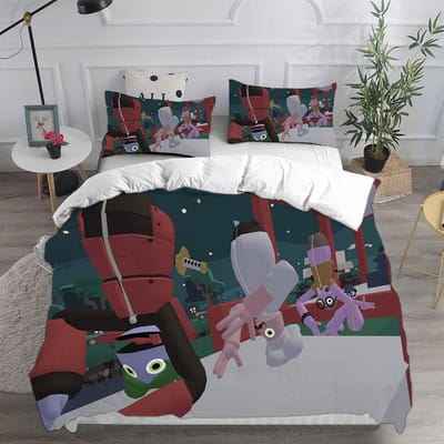 Spel Yeeps: Verstoppertje Beddengoed Sets Bedsprei Dekbed Dekbedovertrek Kussensloop 2-3 Delige Sets Kinderen Volwassenen Slaapkamer Decoratie EU Twin 135x200cm