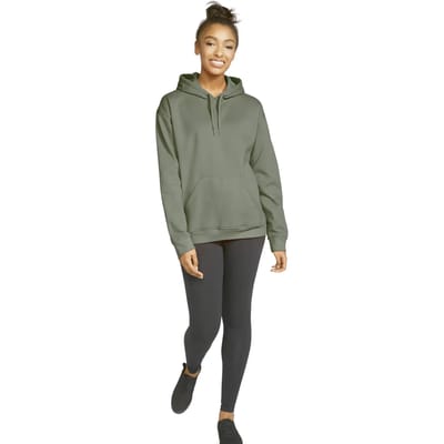 Gildan Sweater met capuchon Midweight Softstyle GISF500 - Military Green - L