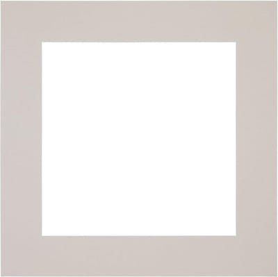 Passe-Partout Fotomaat 15x15 cm - Lijstmaat 30x30 cm - Grijs Graniet - Museumkarton - Fotolijst niet inbegrepen