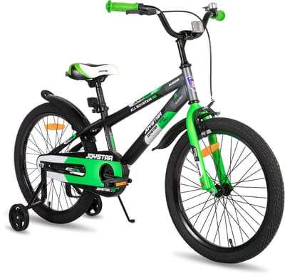 JOYSTAR New Berry Kinderfiets - 20 Inch - Voor Jongens & Meisjes (7-13 Jaar) - Inclusief Zijwieltjes - Groen - Geschikt voor buitenactiviteiten in de lente