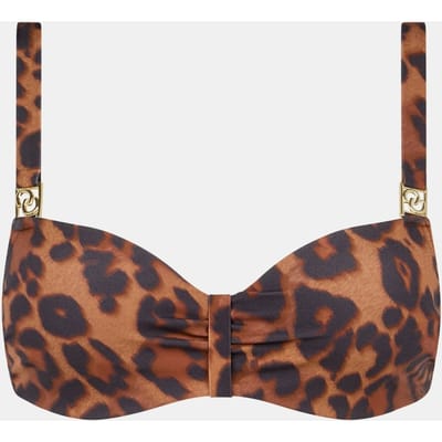 Chantelle Sw Bra Tshirt Half Cup Memory Wild Leopard Taglia: C75 | Bikini Outlet | Donna