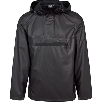 Urban Classics - Light Pullover Jas - M - Zwart