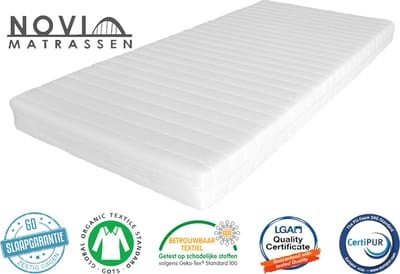 NOVIO - matras  - comfortschuim - 70X200cm