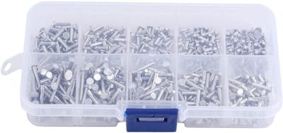 Aluminium M2 plat klinknagels van 3 mm tot 18 mm voor stevige bevestigingen en montageaccessoires