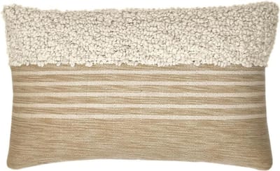 Tribal off white cushion
