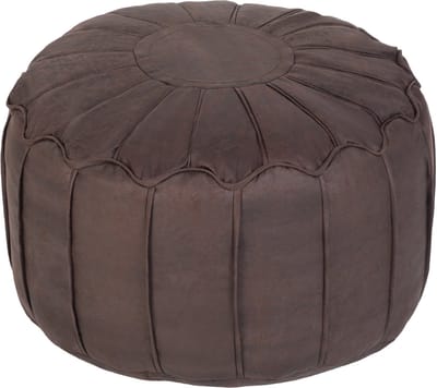 Ontspannen Zitzak Voetenbankje Kunstleer Ottoman Bean bag Poefs Lichtgewicht Zacht Voetenbankje Ergonomisch Ontwerp Rond Moroccan Poef